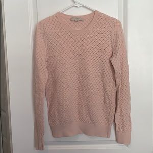 Loft light pink eye lite sweater